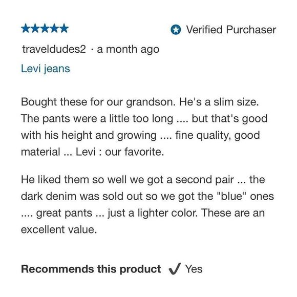 NEW! Levi’s 511 Slim Youth Jeans - Picture 13 of 15